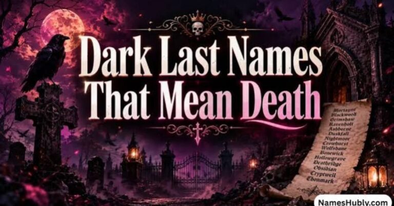 250+ Unique Last Names That Mean Death