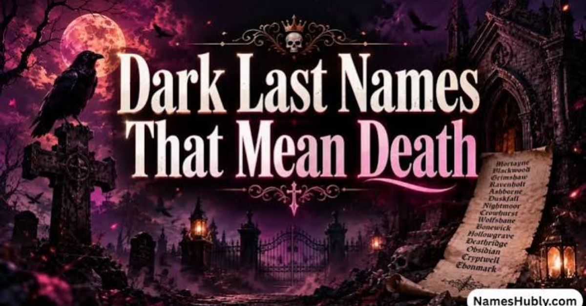 250+ Unique Last Names That Mean Death
