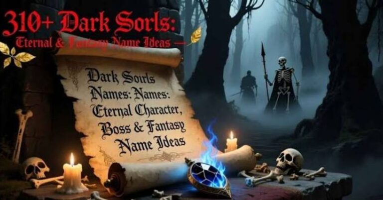 600+ Dark Souls Names