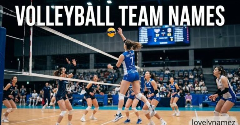 600+ Volleyball Team Names