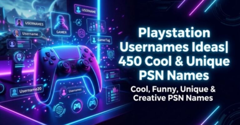 950+ Cool Names For PlayStation